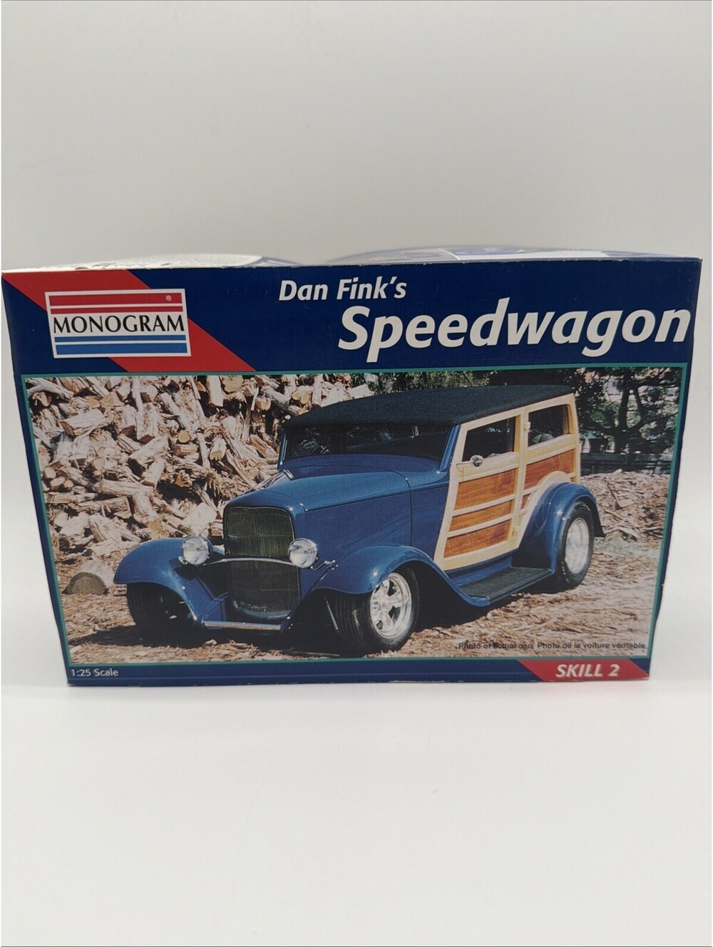Monogram Dan Fink's Speedwagon 1:25 Scale Plastic Hot Rod Unassembled Model Kit